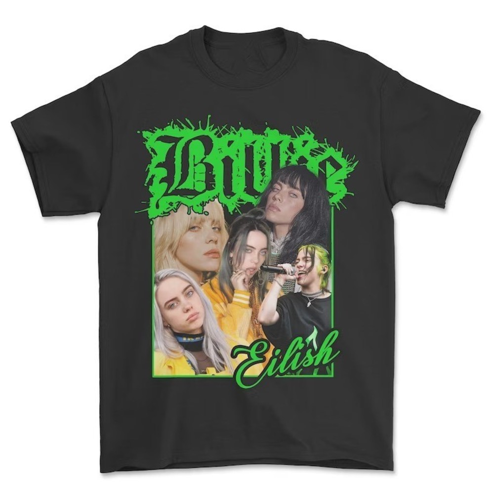 BILLIE EILISH Vintage T-Shirt, Homage T-Shirt, Fan T-Shirt